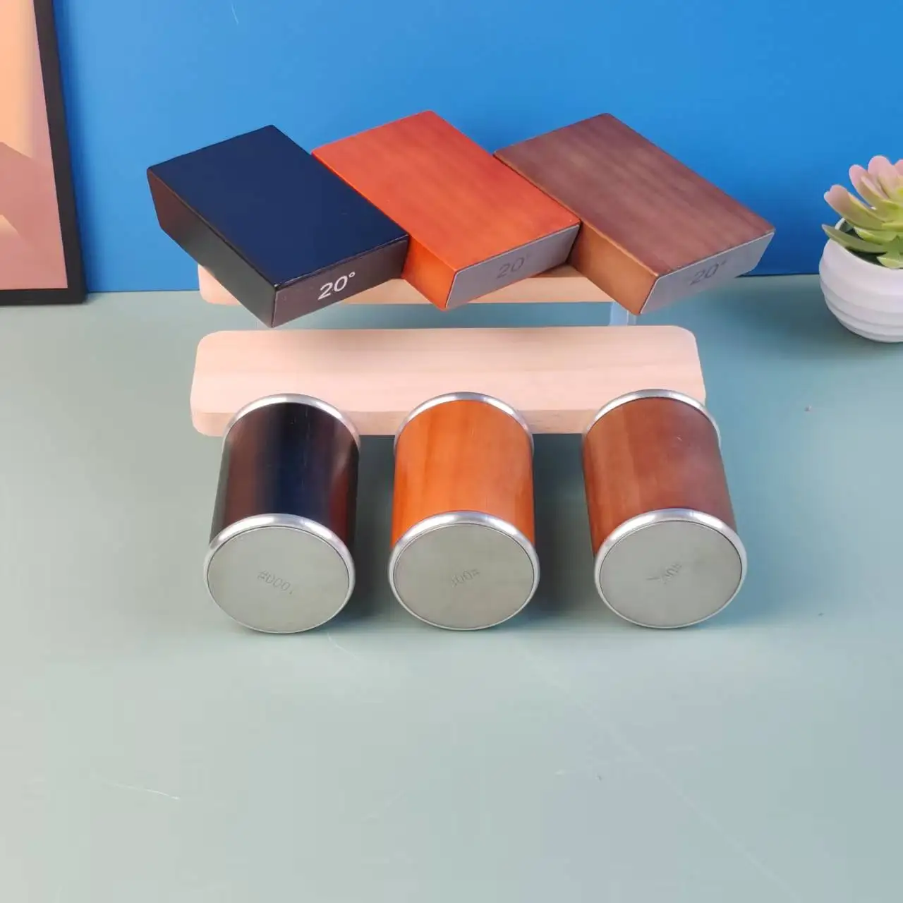 Rolling Knife Sharpener For Straight Edge Knife Sharpener Kit With 15/20° Degree Magnetic Angle For Kitchen Knives Whetstone Set