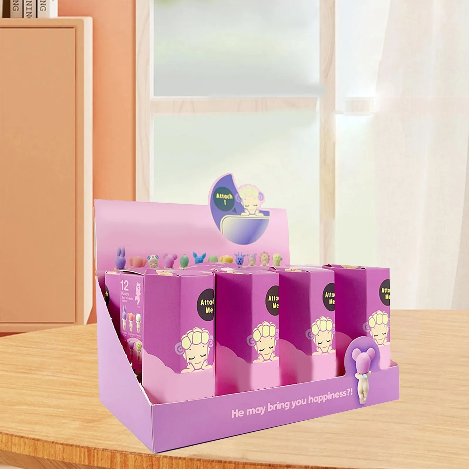 كشف العوالم الغامضة للعجائب المجنحة تمثال الملاك المثير للاهتمام في المفاجأة صندوق أعمى الملاك السائكين سلسلة الحلم الشكل