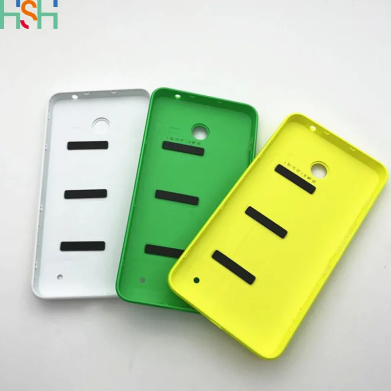 For Nokia lumia 630 635 Battery Cover Rear Housing Back Door Case With button Repair Part