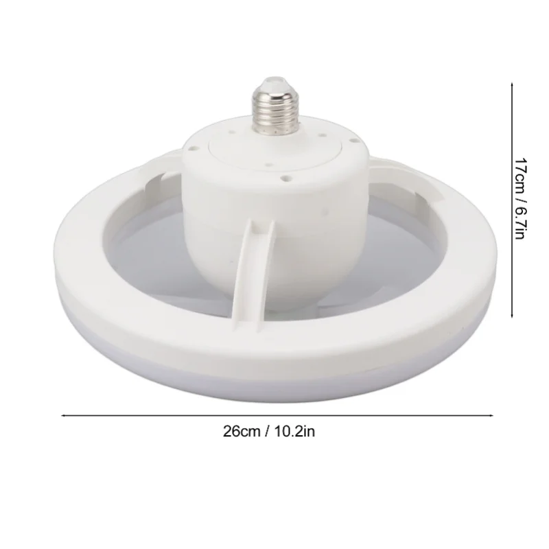 Ceiling Fan Light 360 Degree Rotate Dimmable E27 Adjustable LED Lamp 5 Blade 48W With Remote Control For Garage 85-265V