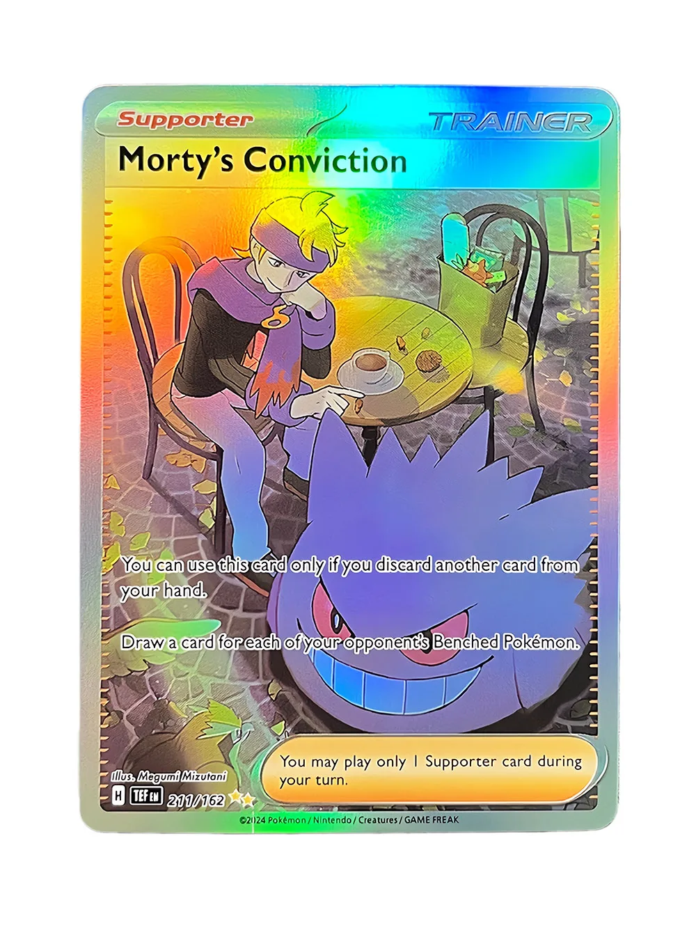 بطاقات Foil Proxy PKM Jasmine Evelyn Mortys Conviction Pokegear Perrin Nita MinaGame بطاقة تداول قابلة للجمع لمكاركات PTCG