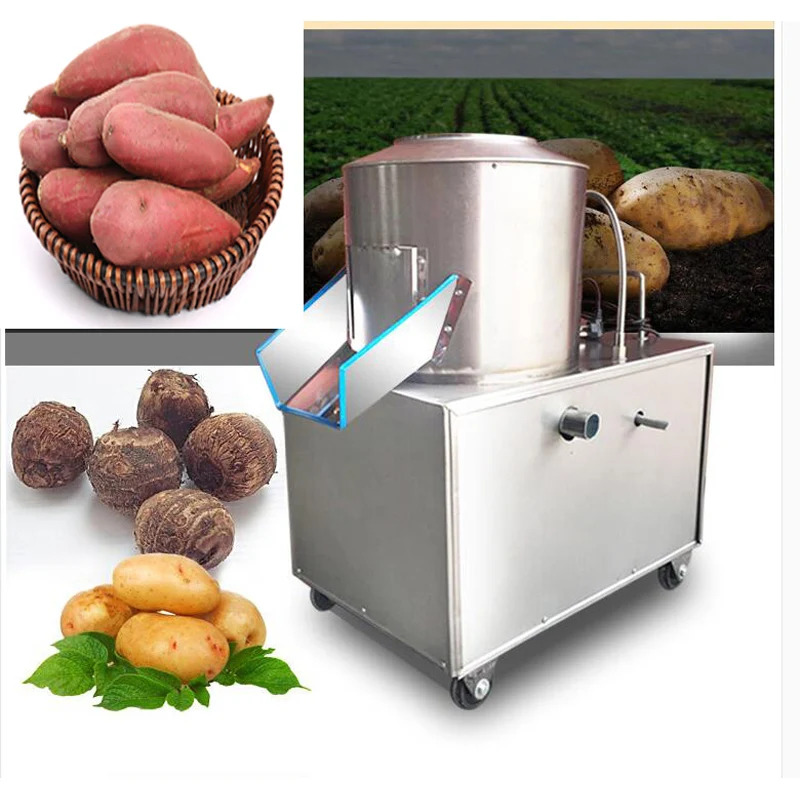 Commercial Potato Peeling Machine 120-250kg/h Popular Sweet Potato Peeler Potato Cleaning Machine