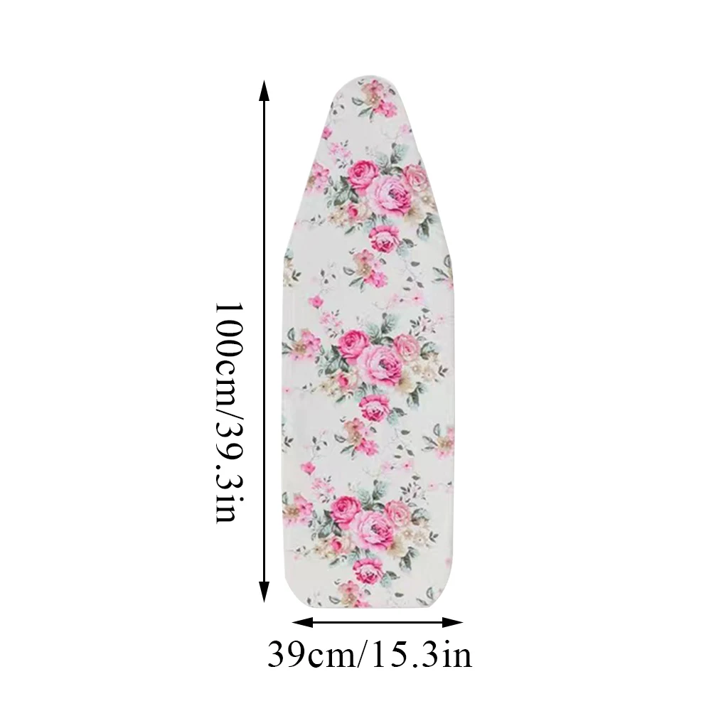 91*31Cm Ironing Board Cover Padded Ironing Board Cover Classic Plaid Ironing Board Cloth Cover Heat Resistant Cotton Padded