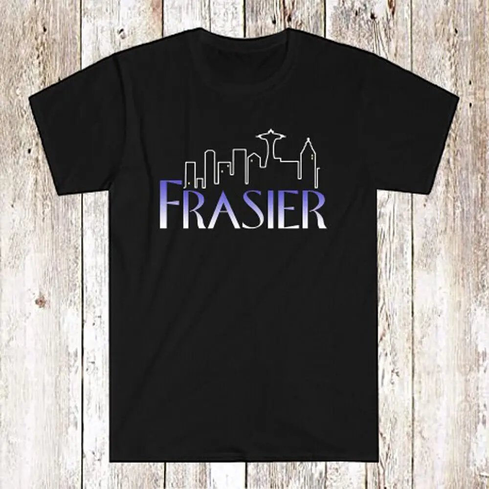 

Frasier Men's Black T-Shirt Size S-5xl Adult Regular Fit O-Necked Tees Cotton Men's Printed Tops