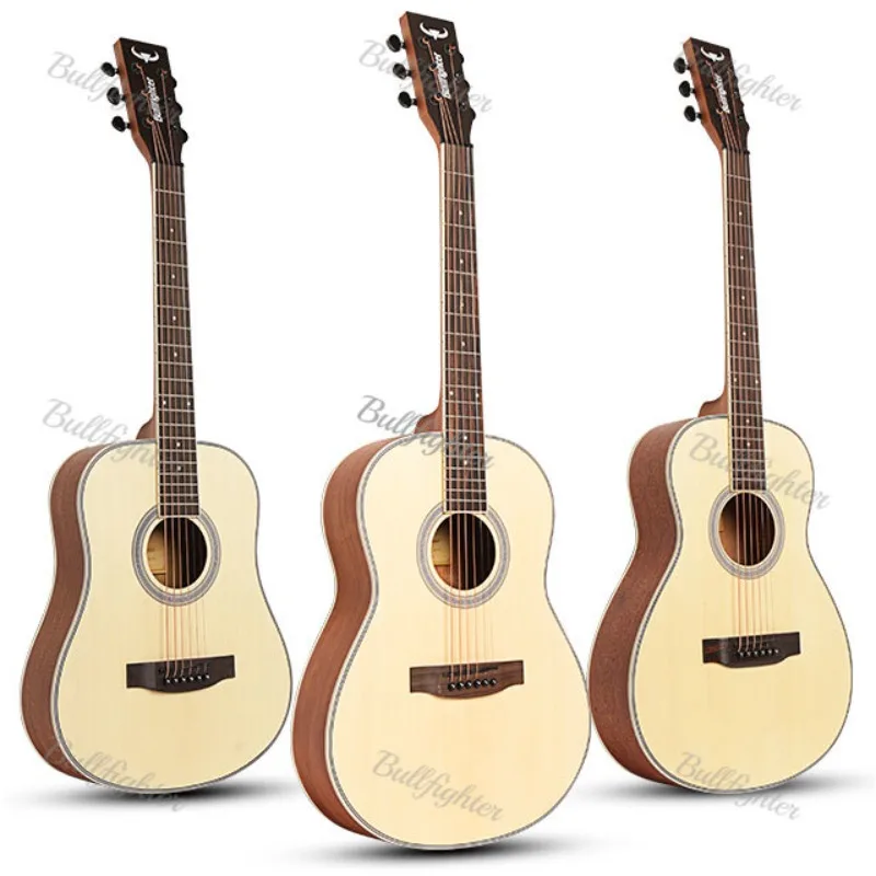 Bullfighter D3416 Wholesale Price Custom Brand  34/36/38 Inch  Spruce Top Solid Acoustic Guitar