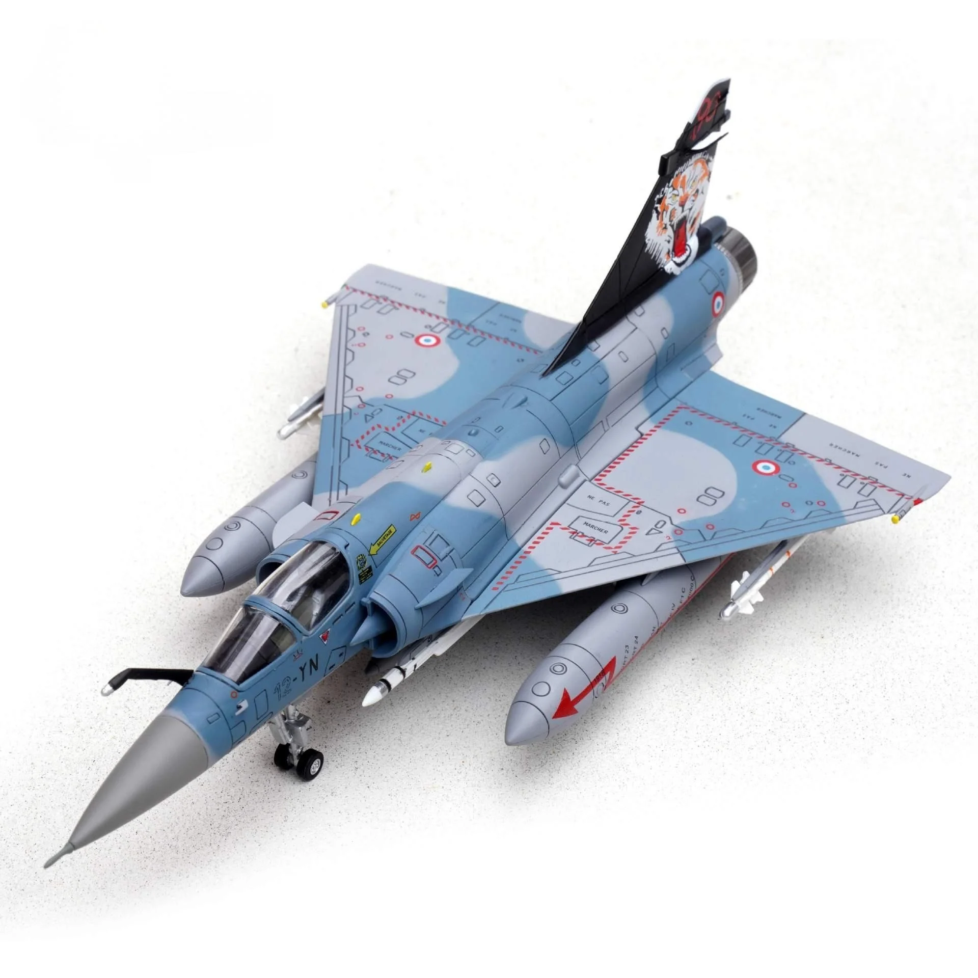 Plane Model Diecast Alloy Mirage 2000C EC Model Adult Classics Nostalgia Gifts Souvenir Collection Static Display