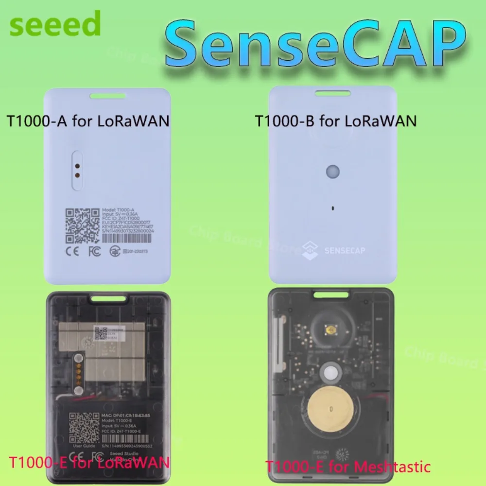 SenseCAP Card Tracker T1000-A/B/E Meshtastic or LoRa With Antenna IP65 Rating Meshtastic Device with GPS