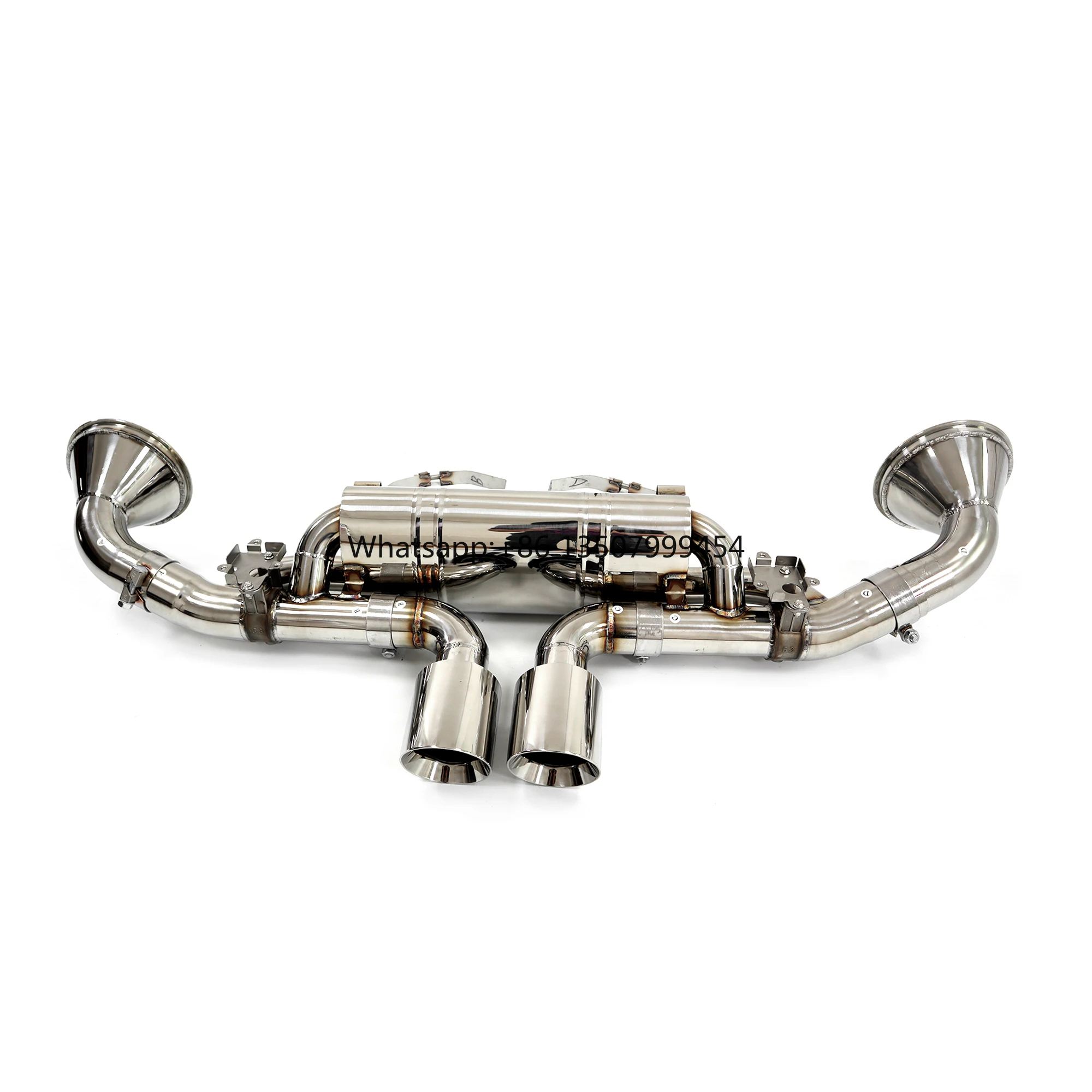 

Stainless Steel Exhaust Valved Muffler Catback for 911 992 GT3 Exhaust With High Quality 992 Exhaust Pipes