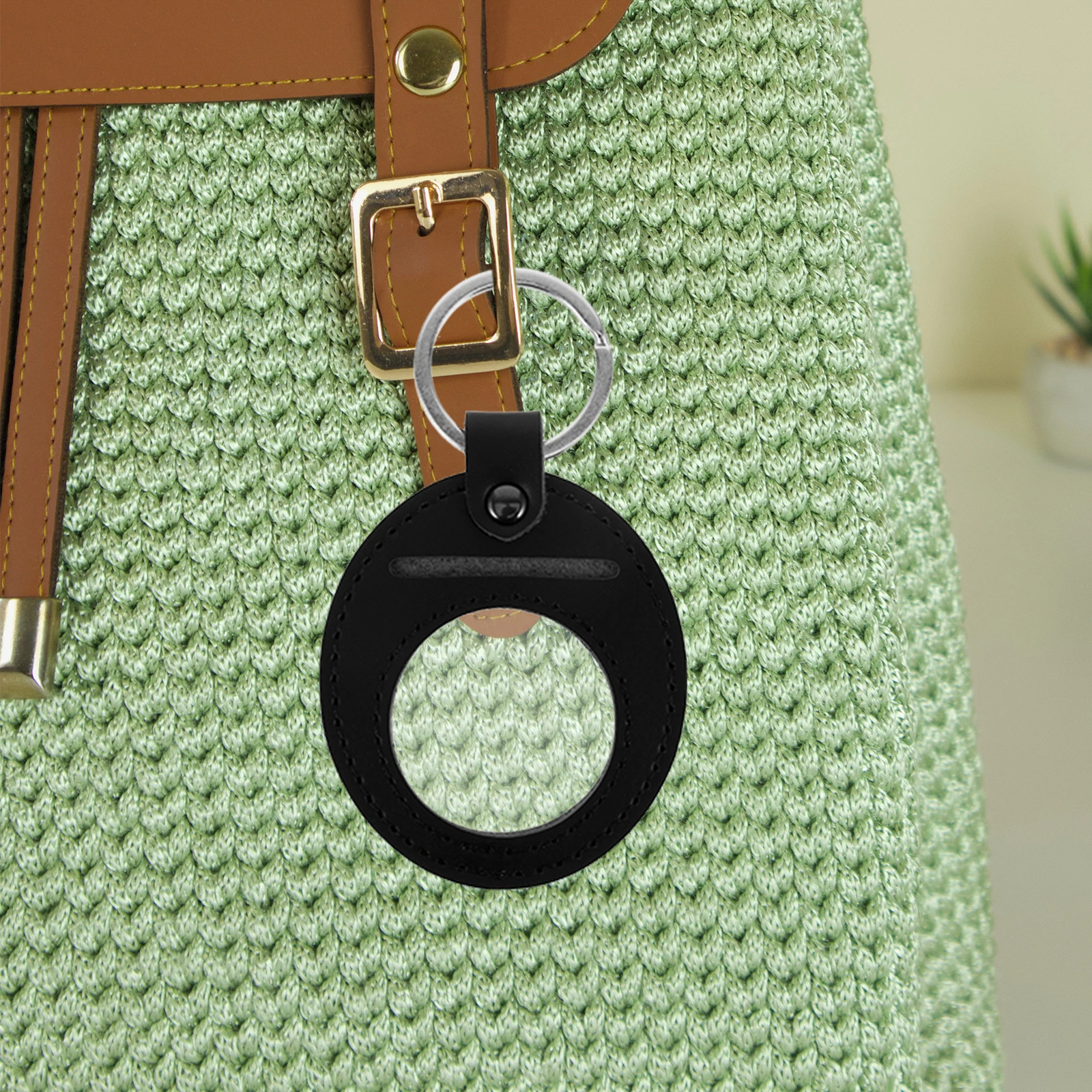 

Commemorative Coin Set Keychain Holder Protective Case Pouch 34mm Single Display Coin Sleeve Compact Decor Souvenir Badge