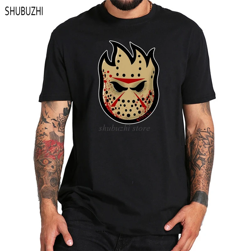 euro size Men t shirt Spitfire Fireball Horror Bighead Personality Originality Black Tee Shirt Tops cotton tshirt sbz490