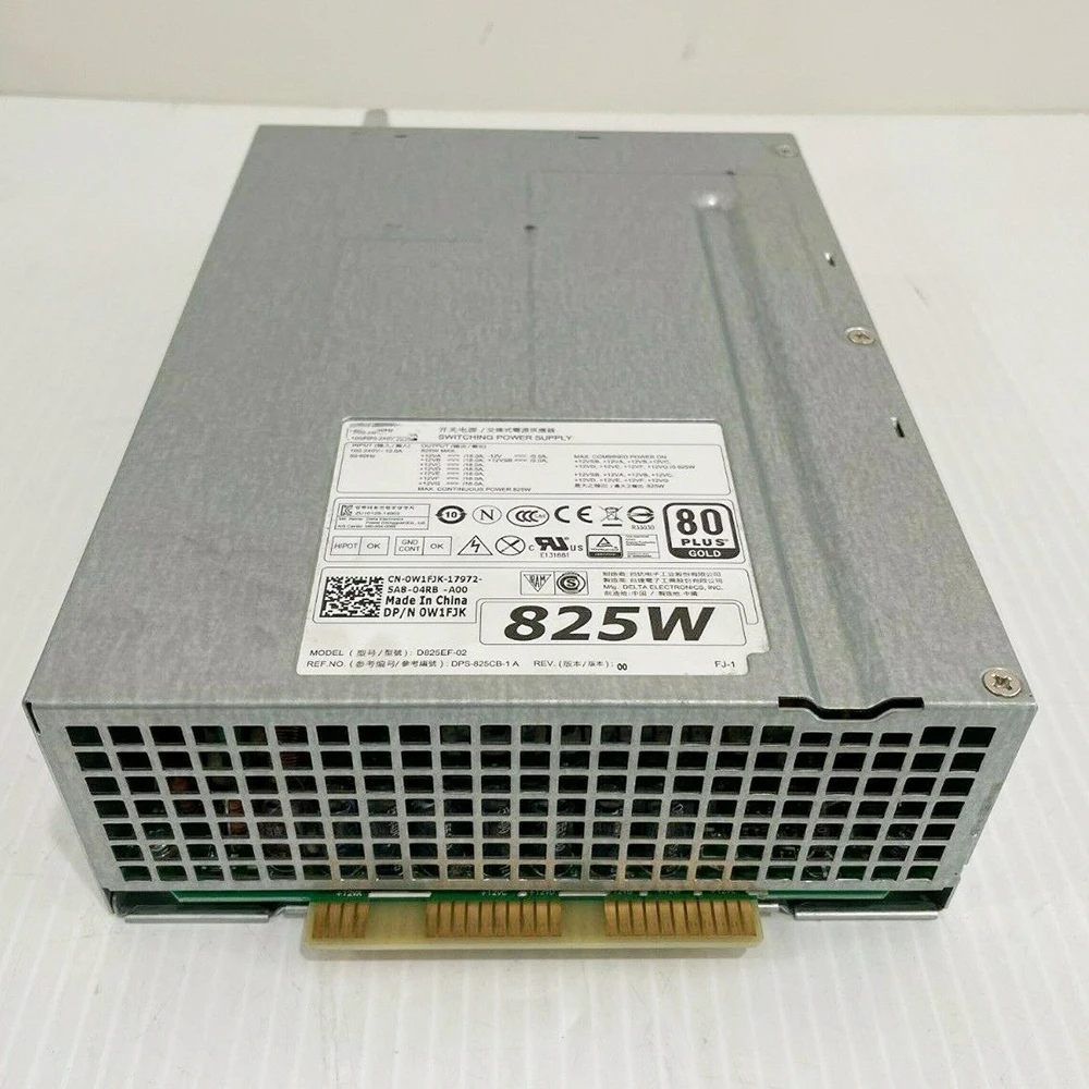 D825EF-02 DPS-825CB-1 A H825EF-02 FT7T6 W1FJK 0W1FJK For DELL T5810 T7810 T7910 825W Server Power Supply