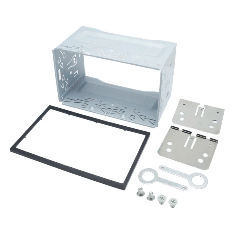 

Q39F Double Din Car Stereo Fitting Facia Cage Bezels Universal for Car Vehicle
