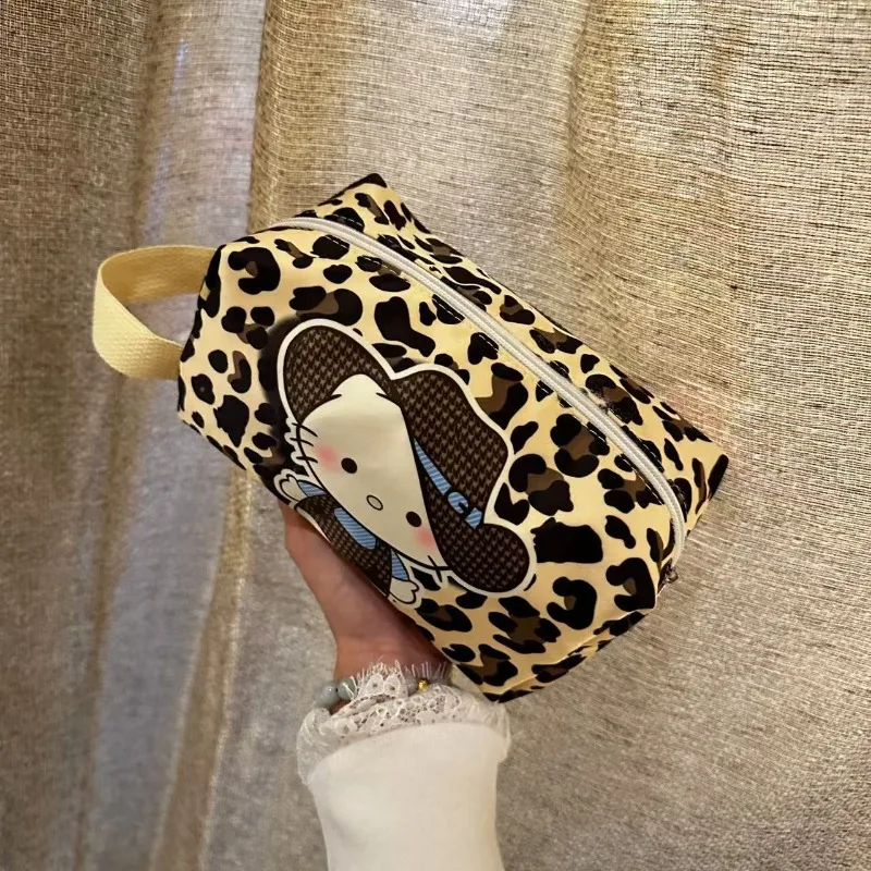 الحلو مرحبا كيتي أنيمي Kawaii سانريو Ins حقيبة يد الموضة لطيف الكرتون المحمولة سعة كبيرة السفر حقيبة التخزين الهدايا #1