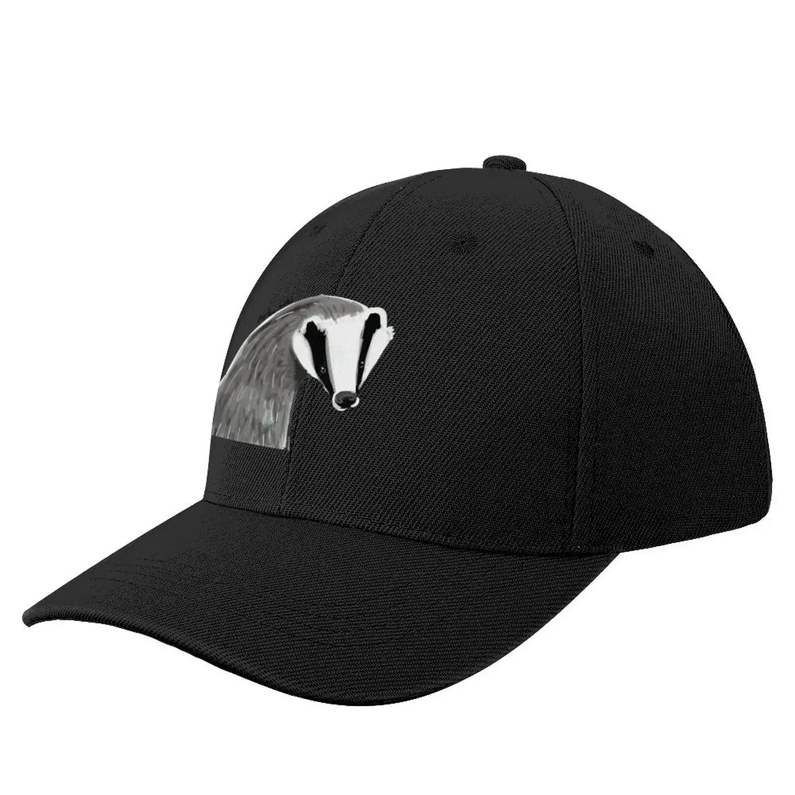 European Badger pattern Baseball Cap Hat Baseball Cap Hat Beach Custom Cap Ladies Men's