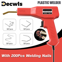 Plastic Welder Hot Melt Stapler Car Bumper Welding Gun Plastic Product Repair Tool Including 200Pcs Of 4 Types Of Welding Nails