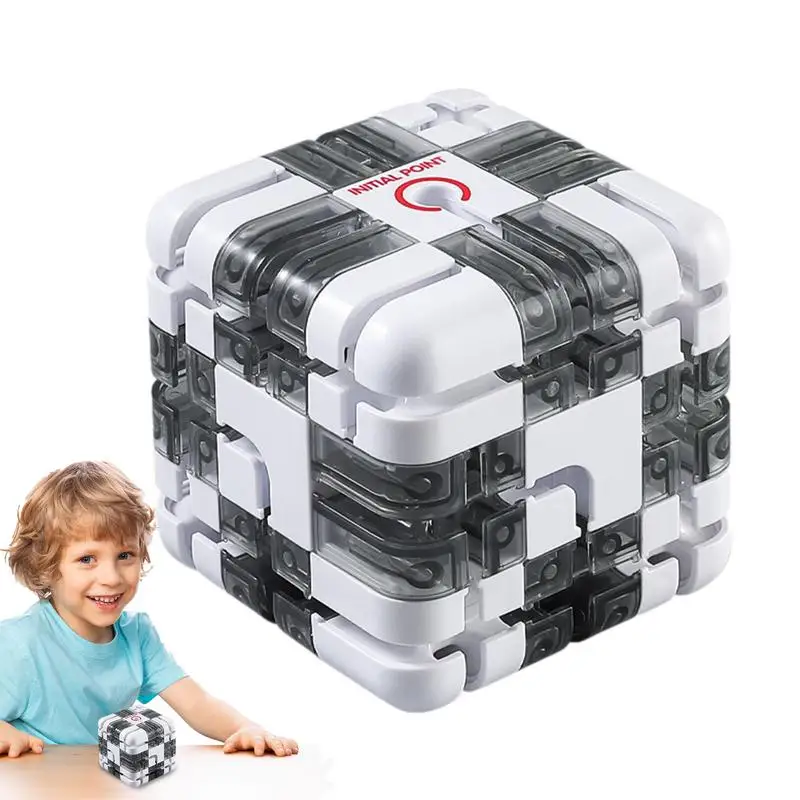 

Tire Cube And Ball Maze For Kids Anti-Collision Competitive PK 3D Maze Cube 3D Maze Cube Enhance Spatial Imagination For Birthda