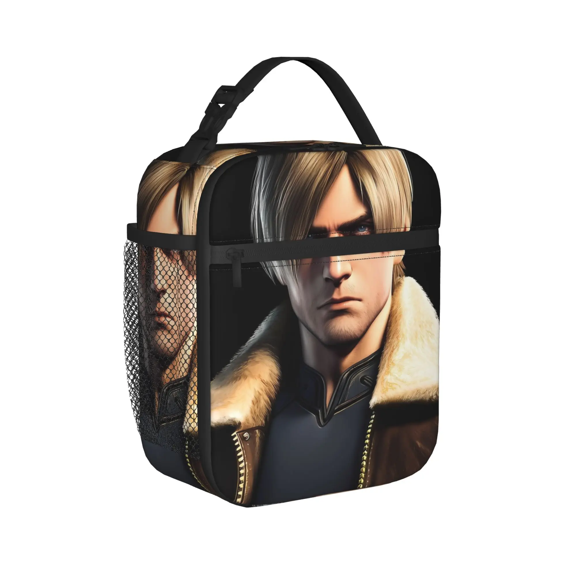 Leon Kennedys Funny Meme Thermal Insulated Lunch Bag for Picnic  Portable Bento Box Cooler Thermal Lunch Boxes