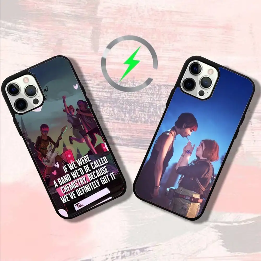

Lost R-Records Bloom R-Rages Phone Case For iPhone 16,15,14,13,12,11,Pro,Max,Plus,Mini,SE4,E Magnetic Magsafe Wireless Charging