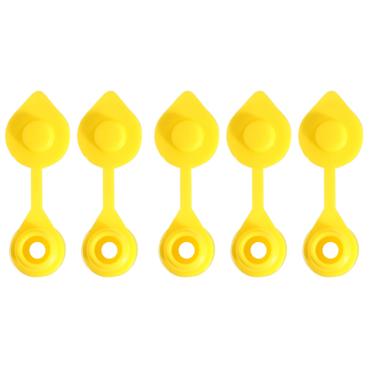 

5pcs Yellow Tank Exhaust Cover Vented Cap High Quality ABS Oil Can Parts Parts Oil Tank Motorcycle Accessories