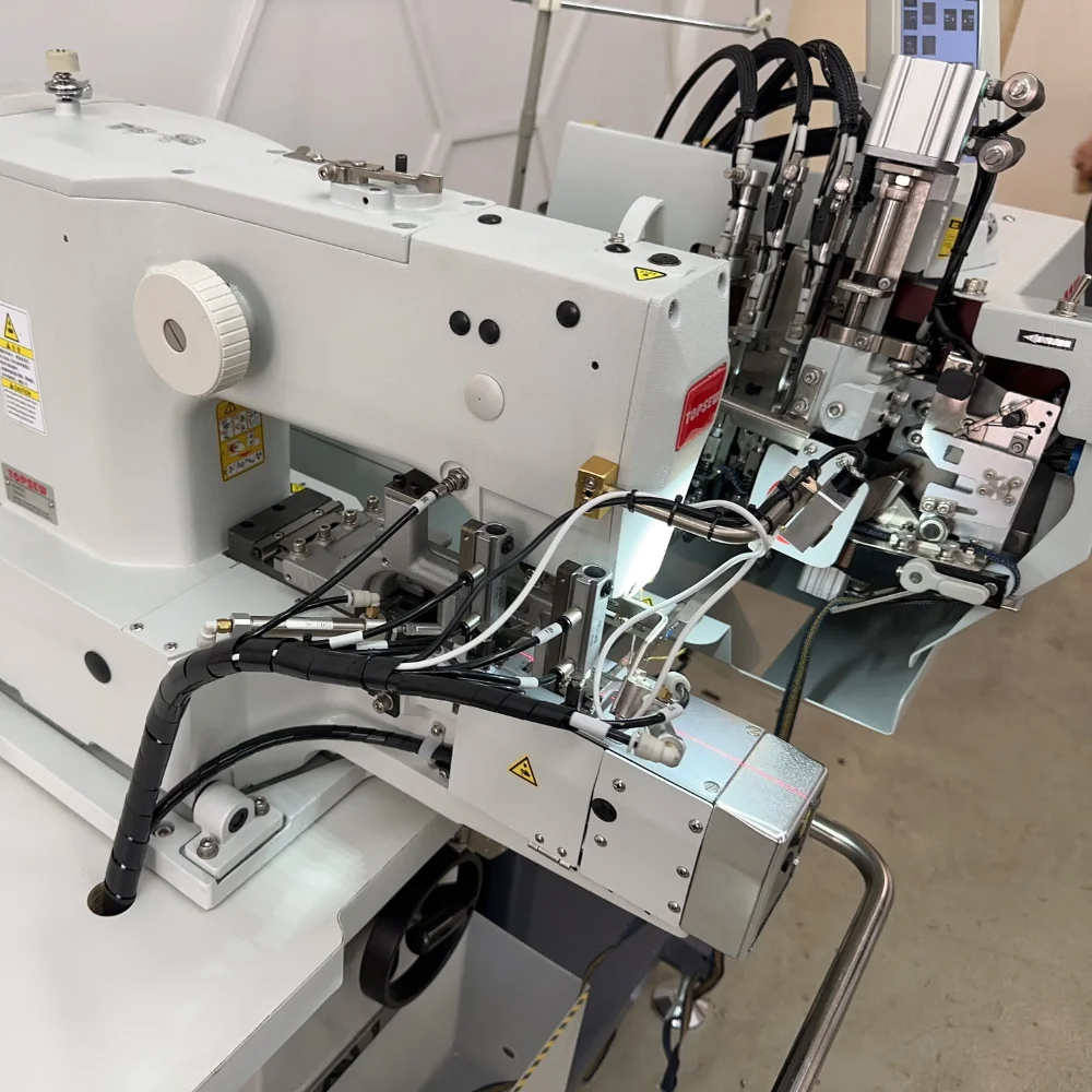 ATV&UTVNew Double Needle Belt Loop Computerized Industrial Sewing Machine Lock High-Speed Automatic Feed Iron Flat-Bed Configura