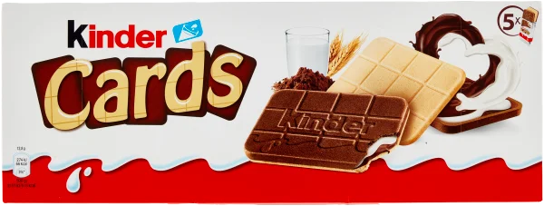 Kinder Tarjetas Chocolas 5x2 piezas 128G-Ferrero