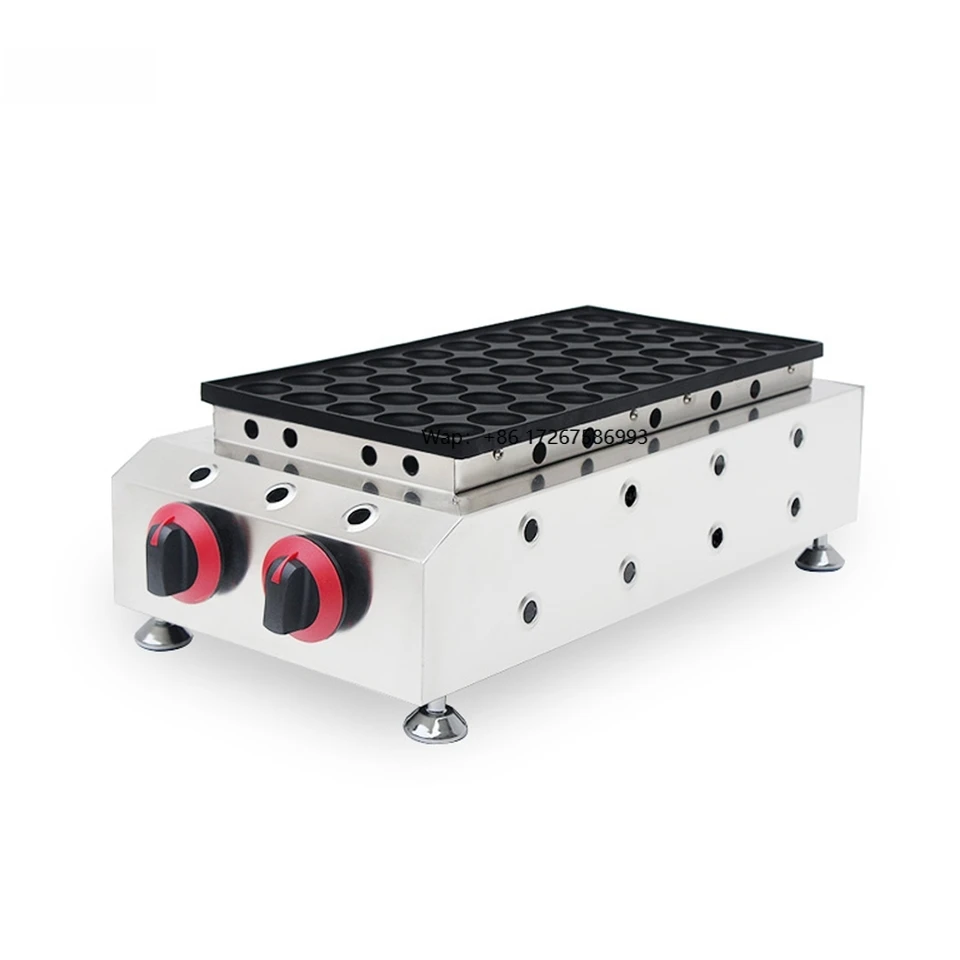 

Gas-Fueled Mini Pancake Machine Poffertjes Grill Dutch Waffle Maker with CE Certification 250W