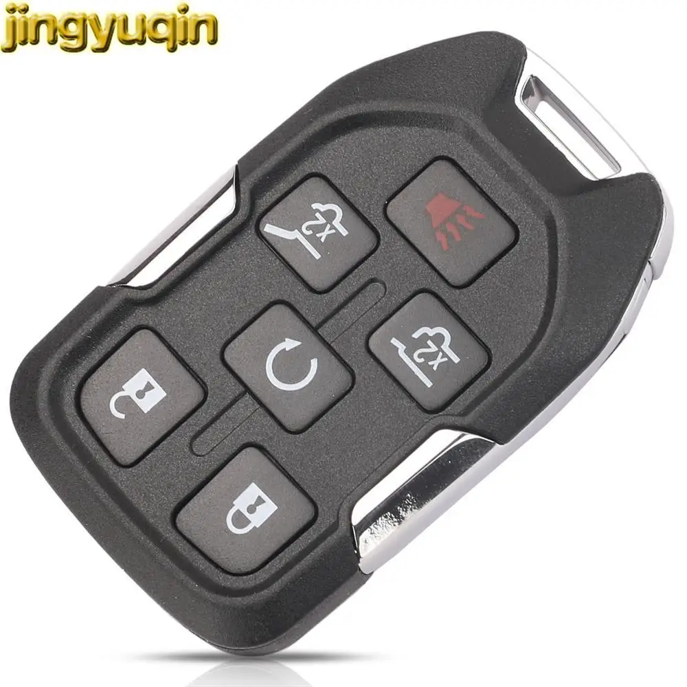 

Jingyuqin 5pcs 6B Remote Car Key Fob Shell For Chevrolet Colorado Suburban Silverado Tahoe GMC Yukon XL 1500 2500 3500 Terrain