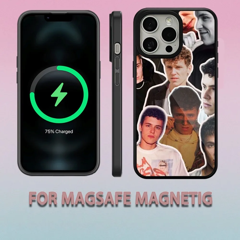 A-Aron piper  Phone Case For iPhone 15 14 13 12 11 Pro Max Plus Magsafe Magnetic Wireless Charging Cover