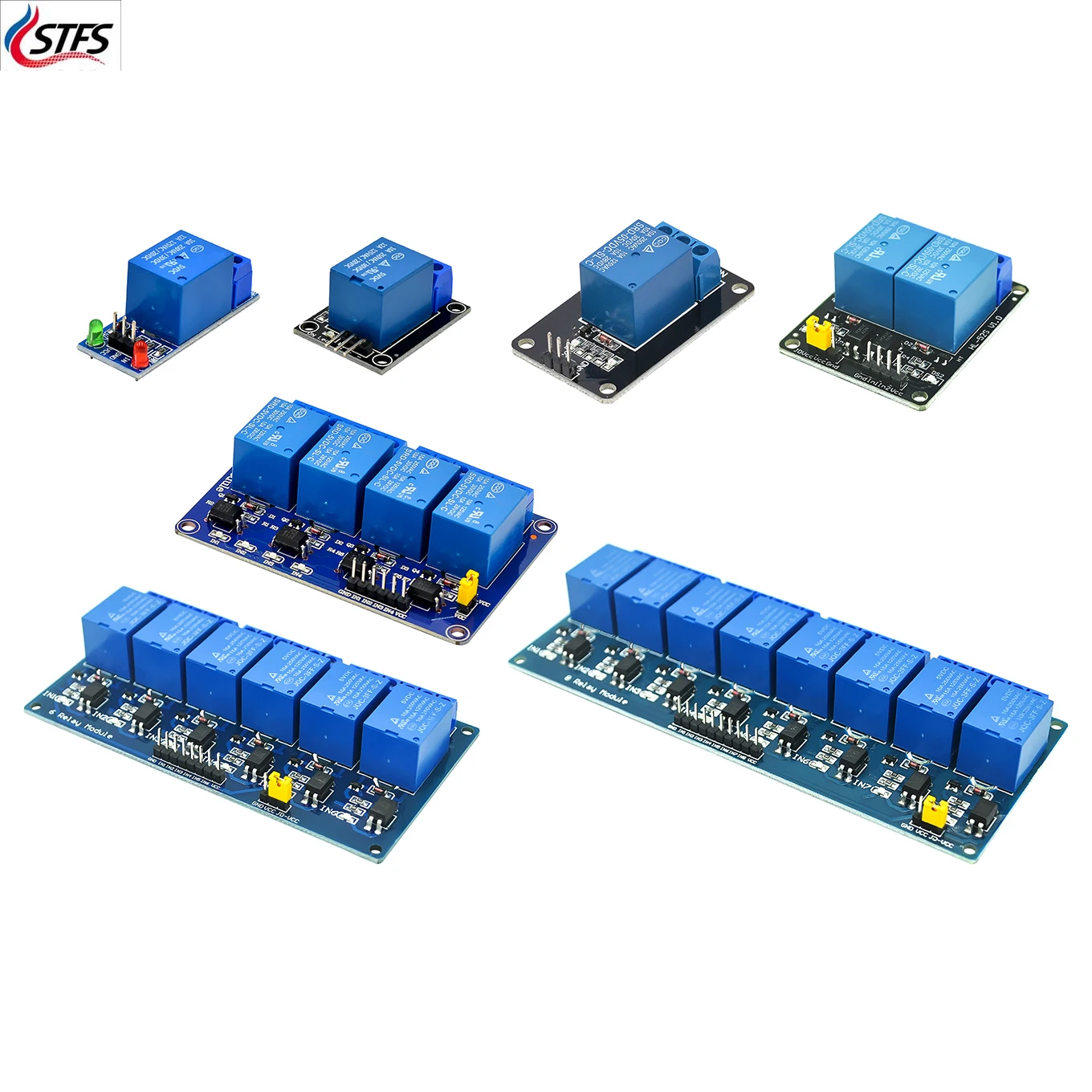 

5V 1/2/4/6/8 Channel Relay Module Board Shield with optocoupler Support High and Low Level Trigger