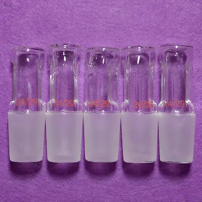 NormallyHollow Glass Stopper,Glass Plug,5 Pcs,Laboratory Glassware