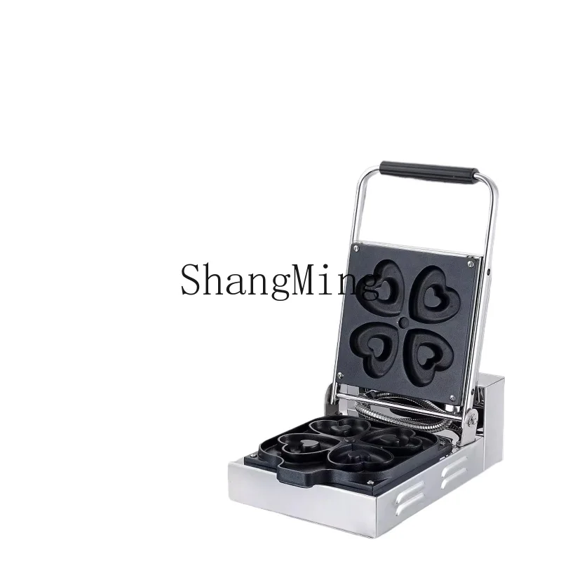 

ZYY commercial heart-shaped donut machine stainless steel body non-stick pan is heated evenly