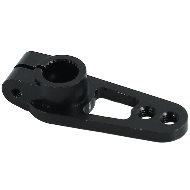 1PCS Aluminum Alloy 25T 31Mm Steering Servo Arm Horn for RC Car Crawler Parts,Black