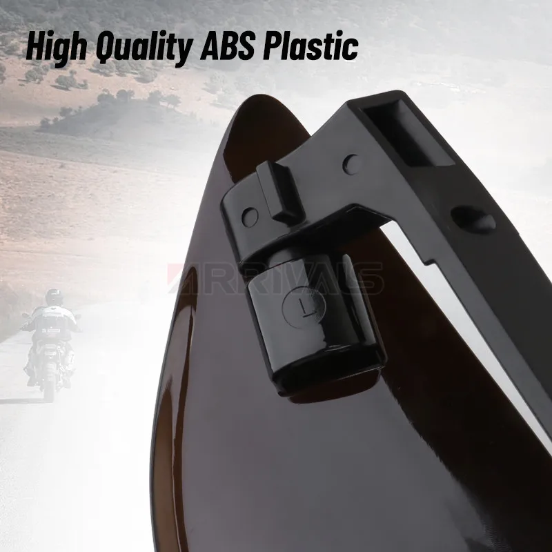 Adjustable Motorcycle Side Windshield Fairing Air Deflector For Harley Touring Ultra Limited Electra Street Glide 2014-2020 image 5