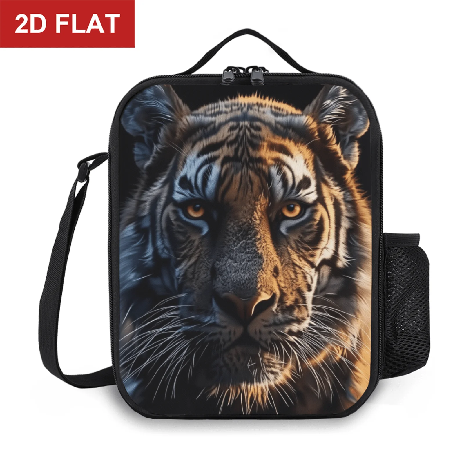 Insulated Lunch Bag with Tiger Thermal Cooler Lunch Tote Office Picnic Travel