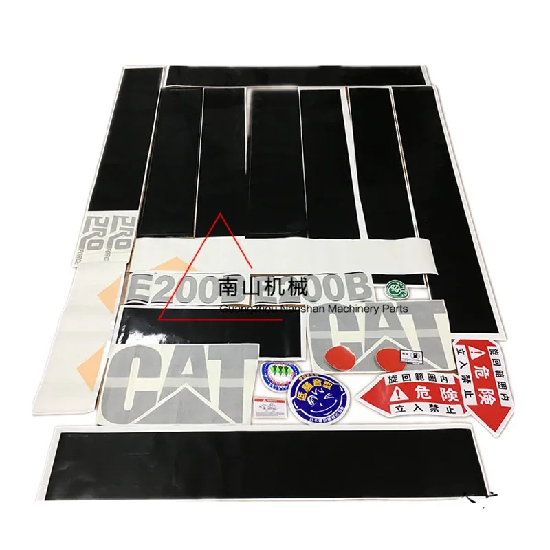 

For Caterpillar E70/120/200/307/308/312/313/320B/BU All Car Sticker Car Logo Accessories Excavator accessories