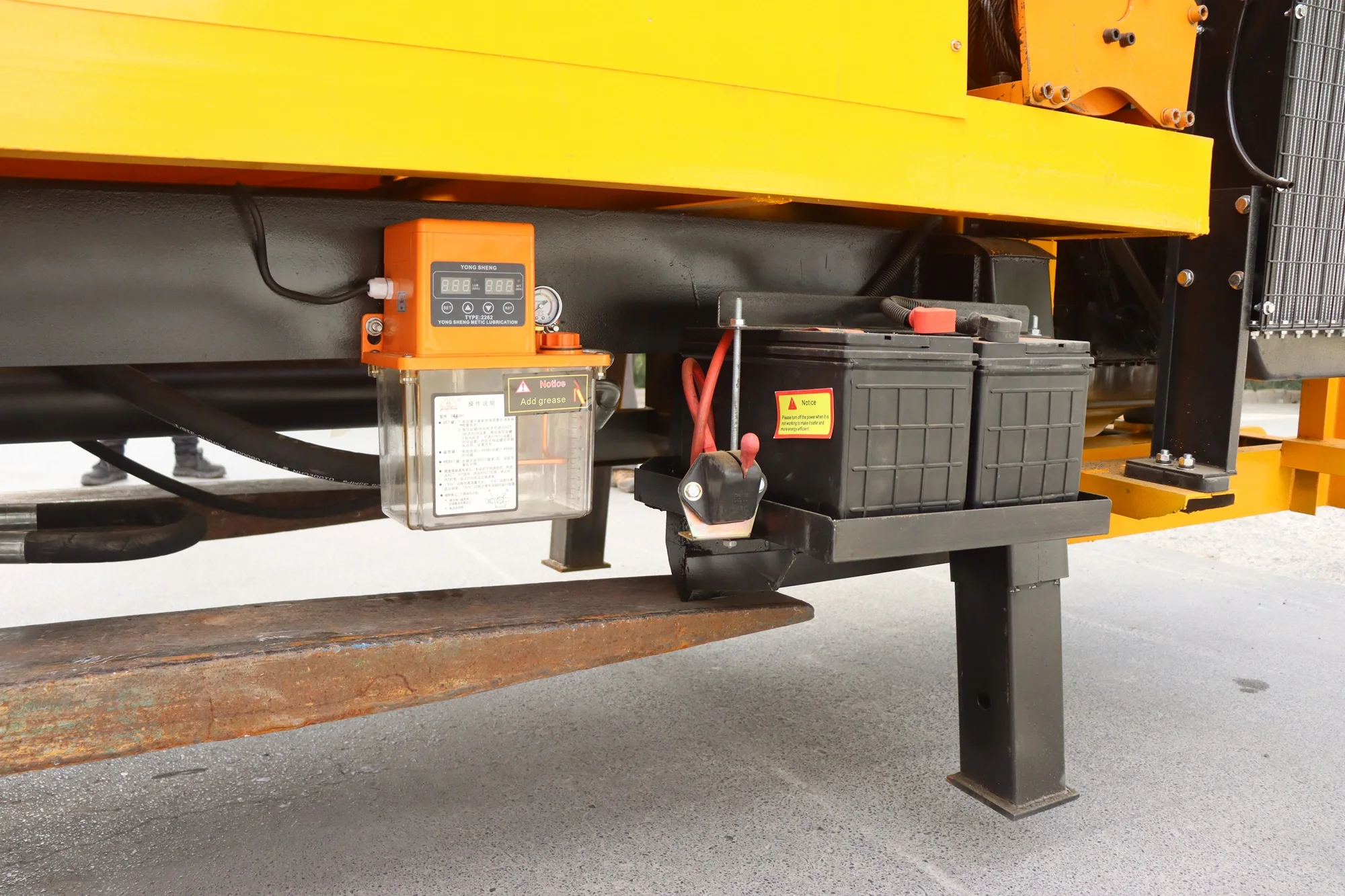 مضخة خلط الخرسانة نظام خلط ونقل الخرسانة المتكامل مع الضمان بجودة جيدة