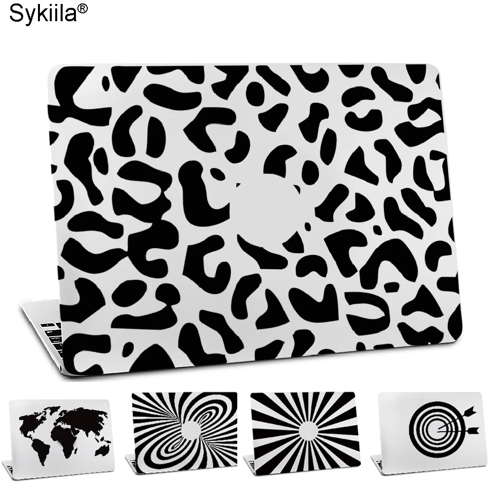 Sticker for Macbook Pro 13 15 17 Retina Air 11 13 for Apple Laptop Vinyl Decal Skin City Leopard Skyline 3D Map Touch Laptop