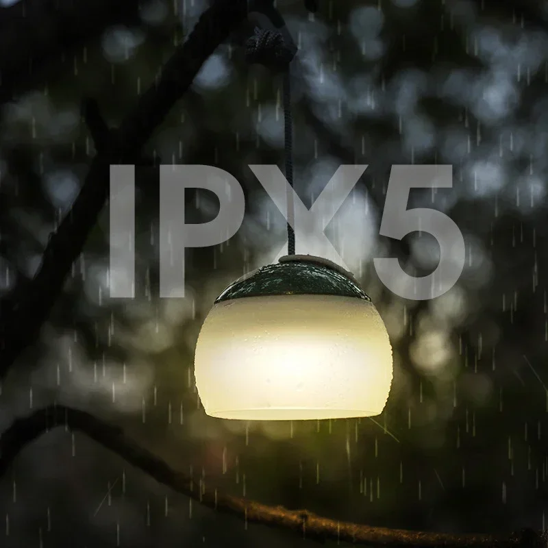 Portable Camping Light USB Rechargeable Hook Camping Lantern Adjustable Outdoor Waterproof Tent Lights Emergency Table Lamp Hot