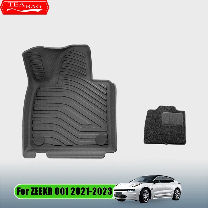 For ZEEKR 001 2021 2022 2023 Car Styling Foot Mats All-around Floor Mat Special Foot Mats TPE Tailgate Cushion Auto Accessories