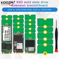 NGFF M.2 Adapter kart SSD 2242 do 2280 2230, aby 2280 przenieść Adapter do kart deskę rozprężną karta rozszerzająca konwerter kart