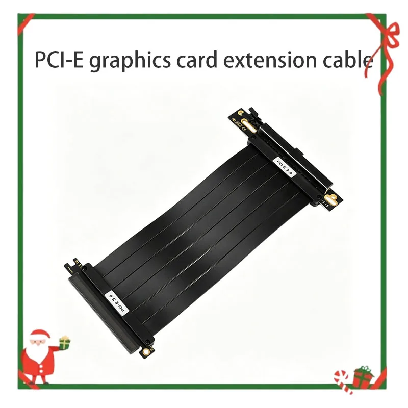 

16X adapter cable PCI-E graphics card extension cable high-speed transmission PCIE ribbon cable PCIE3.0/E4.0 full speed lossless