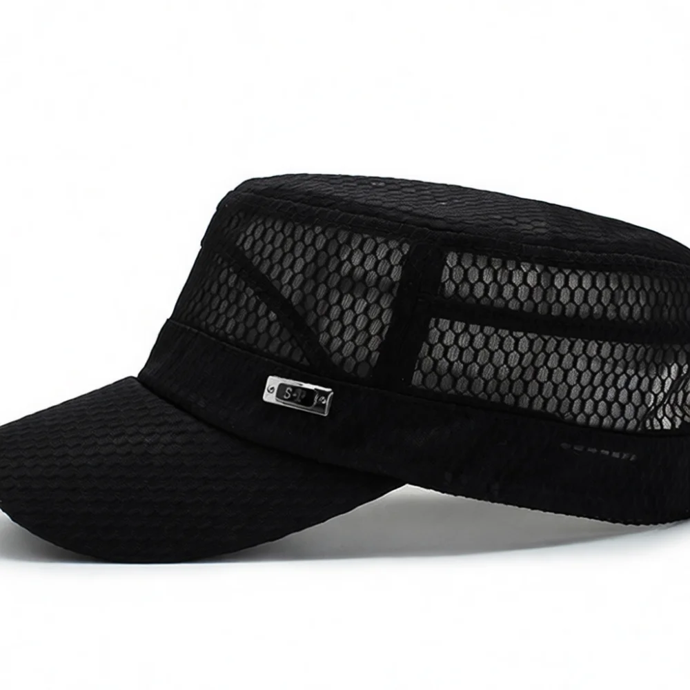 Breathable Mesh Flat Cap Mens - Trucker Cap Mesh review and price