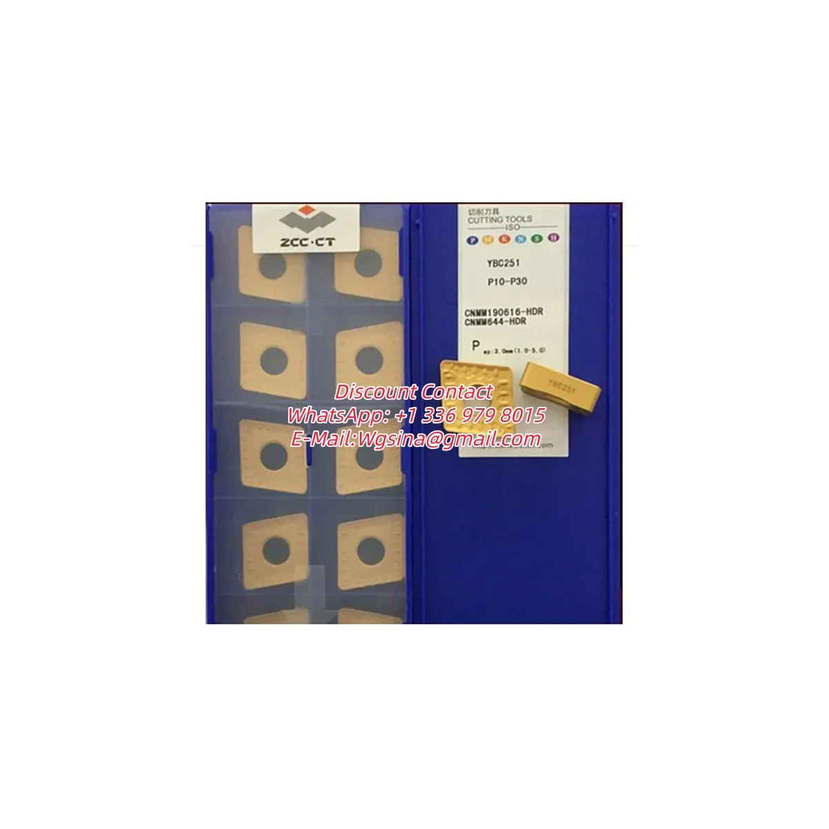 

Твердосплавная токарная пластина CNMM - покрытия YBC251/YBC252 для высокоэффективной обработки стали и сплавов на станках с ЧПУ