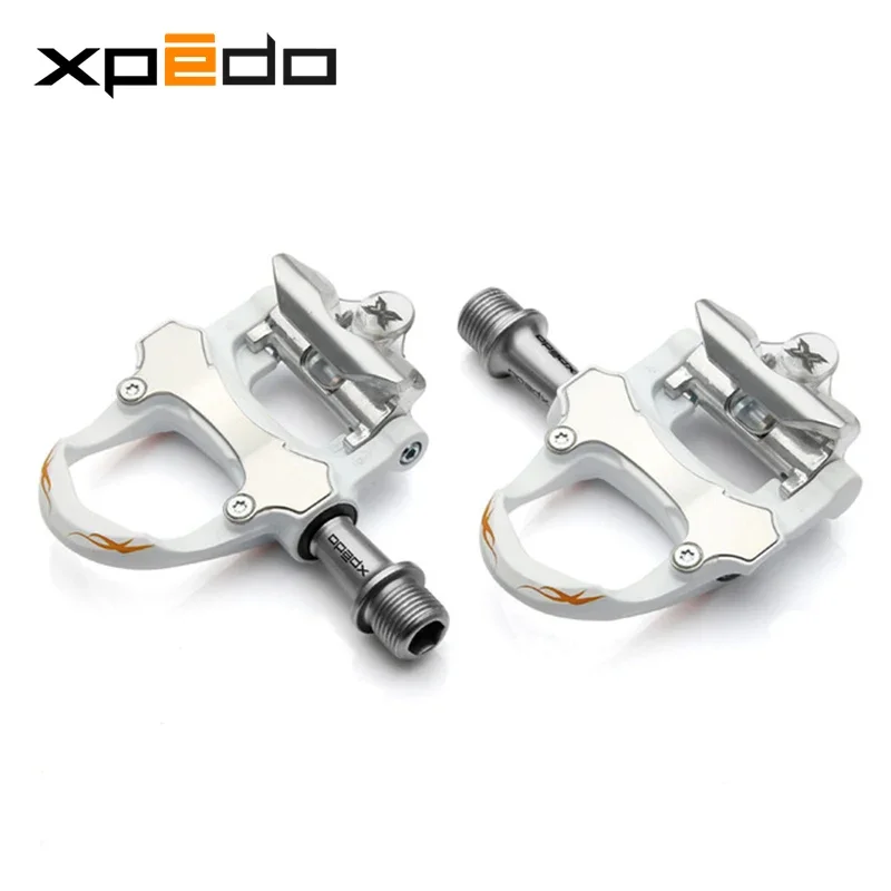 Xpedo Wellgo XRF07MC Magnesium Alloy Body Triple Cartridge Bearings Road Bike Clipless Self Locking Bicycle Pedal Cycling Parts