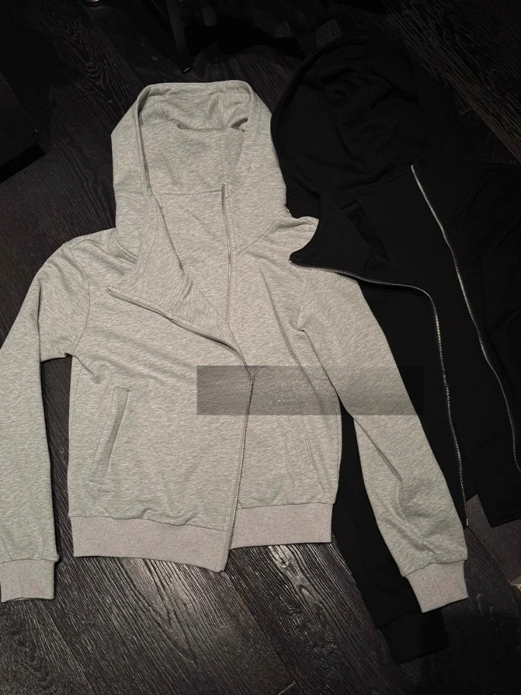 Esthetische Vintage Kapmantel Vrouwen Y2K Harajuku Mode Luipaard Gedrukt Losse Hoodies High Street Harajuku Casual Kleding