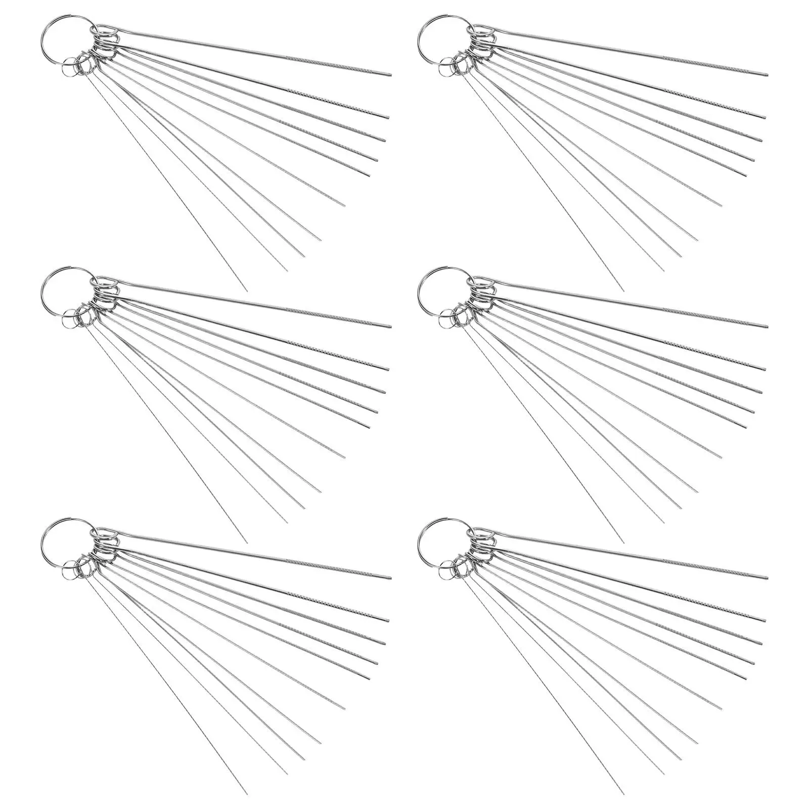 6Pcs Premium Stainless Steel Tip Cleaner Needles Kit Versatile Welding Torch Nozzle Carburetor Motorcycle Shower Head Cleaning