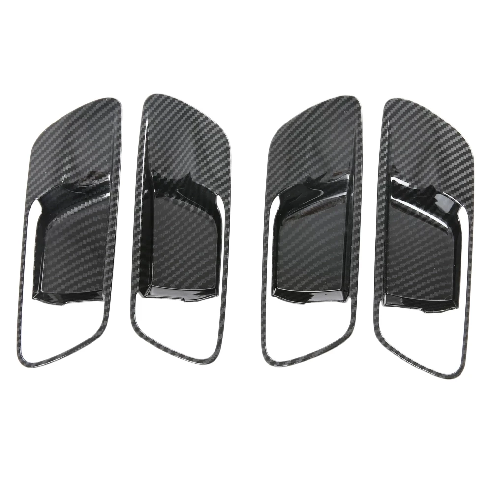 

Carbon Fiber Inner Door Handle Bezel Trim Cover Suitable for Honda JAZZ FIT 2020 2021 Accessories Car