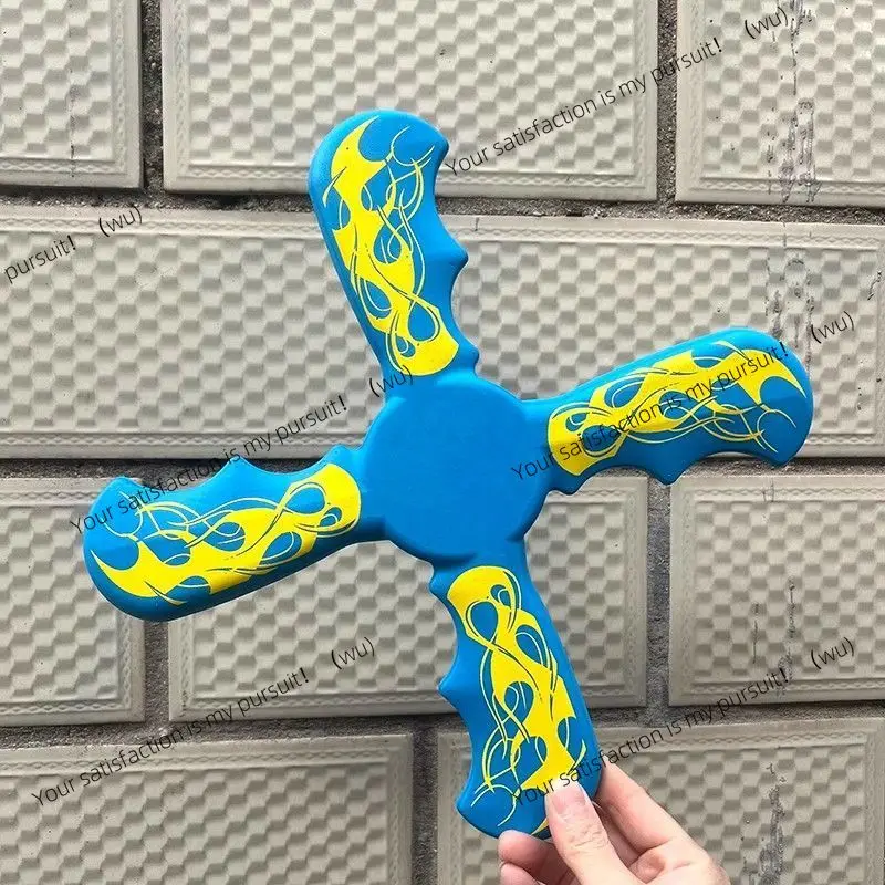 Four Leaf Foam Hand Throw Safety Boomerang Boy Sports Boomerang