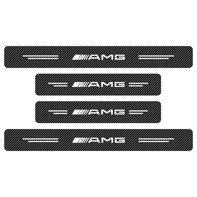 ألياف الكربون سيارة ملصق الجذع واقية قطاع المضادة للخدش مائي لمرسيدس بنز AMG W204 W203 W212 W211 W124 W210 GLC GLE E