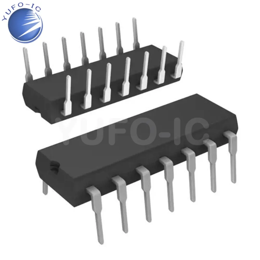 Free Ship CD4001BE CD4002BE  CD4013BE  TL074CN TL084CN CD4011BE CD4069UBE DIP-14
